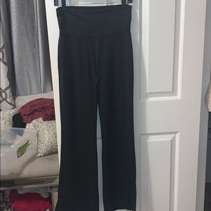 black workout pants leggings fab size small